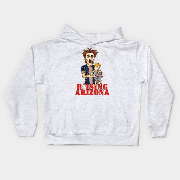 RAISING ARIZONA Kids Hoodie by MattisMatt83